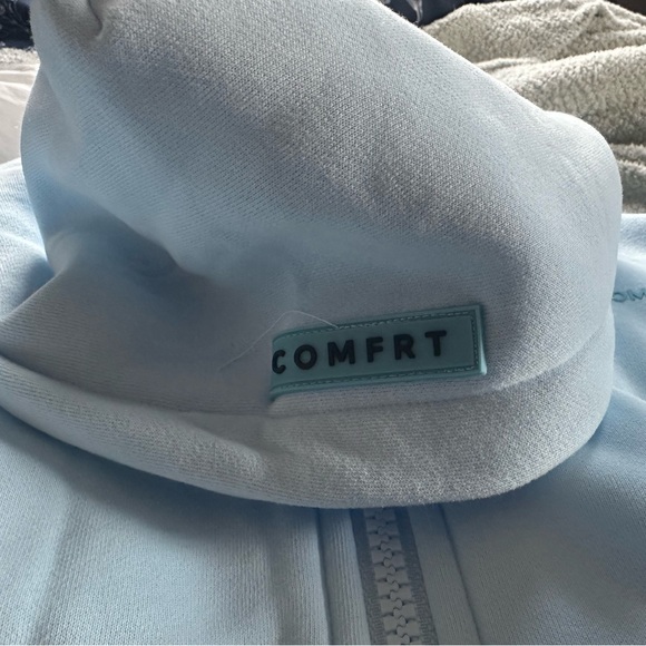 BRAND NEW Comfrt Zip-Up Hoodie, Baby Blue!! - Picture 6 of 7